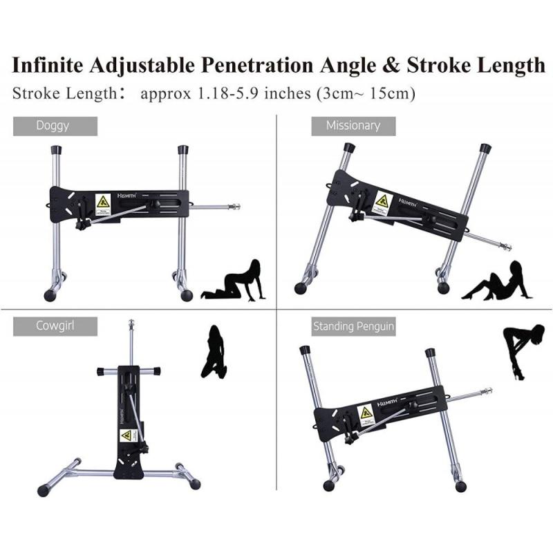 SO6191 Смарт секс-машина Hismith AK-01-Black Sex Machine APP с фаллоимитатором