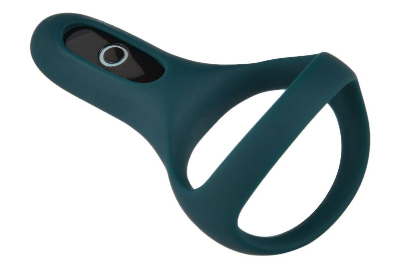 SO5748 Двойное эрекционное кольцо Fun Town Rise Turquoise, управление со смартфона