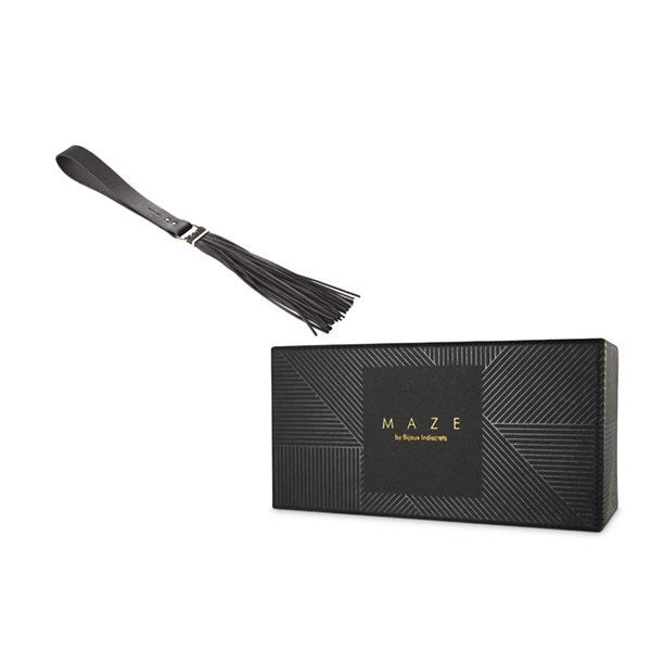 SO2681 Флоггер Bijoux Indiscrets MAZE - Tassel Flogger Black