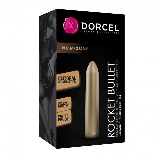 SO4071 Вібрпоуля, яка перезаряджається Dorcel Rocket Bullet Gold