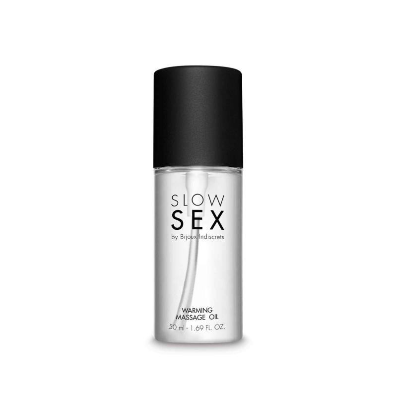 SO5906 Розігрівальна їстівна масажна олія Bijoux Indiscrets Slow Sex Warming massage oil