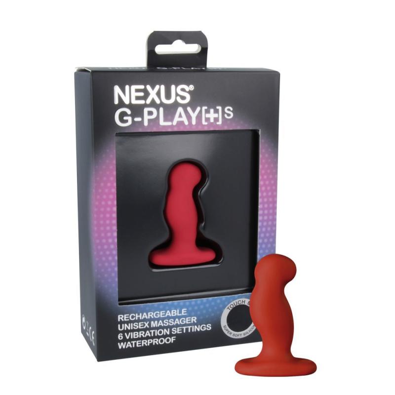GPS003 Вибромассажер простаты Nexus G-Play Plus S Red, макс диаметр 2,3 см, перезаряжаемый