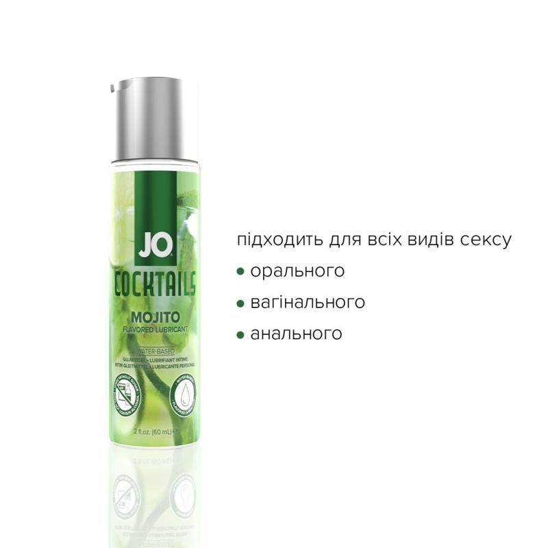 SO6157 Лубрикант на водной основе System JO Cocktails - Mojito без сахара, растительный глицерин (60 мл)