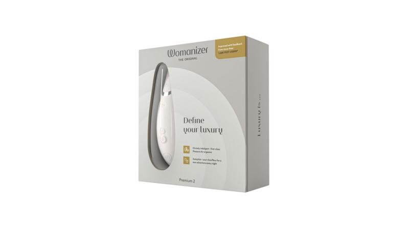 SO8751 Вакуумный клиторальный стимулятор Womanizer Premium 2 - Grey