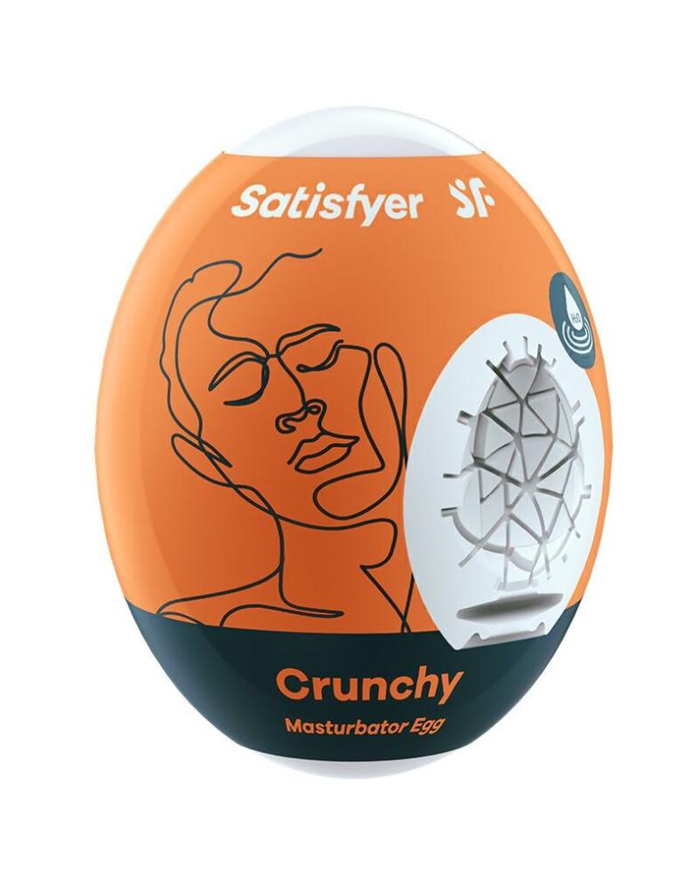 SO5525 Самосмазывающийся мастурбатор-яйцо Satisfyer Masturbator Egg Crunchy, одноразовый, не требует смазки