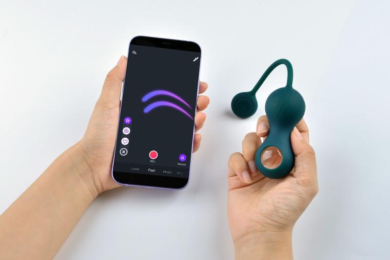 SO5744 Вагинальные смарт-шарики с вибрацией Fun Town Crystal, с прозрачным стеклянным шаром