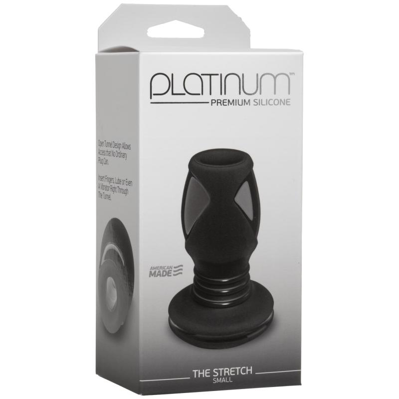 SO4917 Анальный туннель Doc Johnson Platinum Premium Silicone - The Stretch - Small - Black