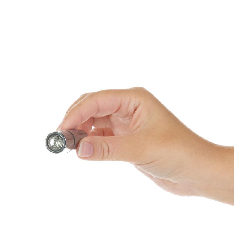 SO6848 Вибропуля PowerBullet First-Class Bullet 2.5″ with Key Chain Pouch, Silver, 9 режимов вибрации