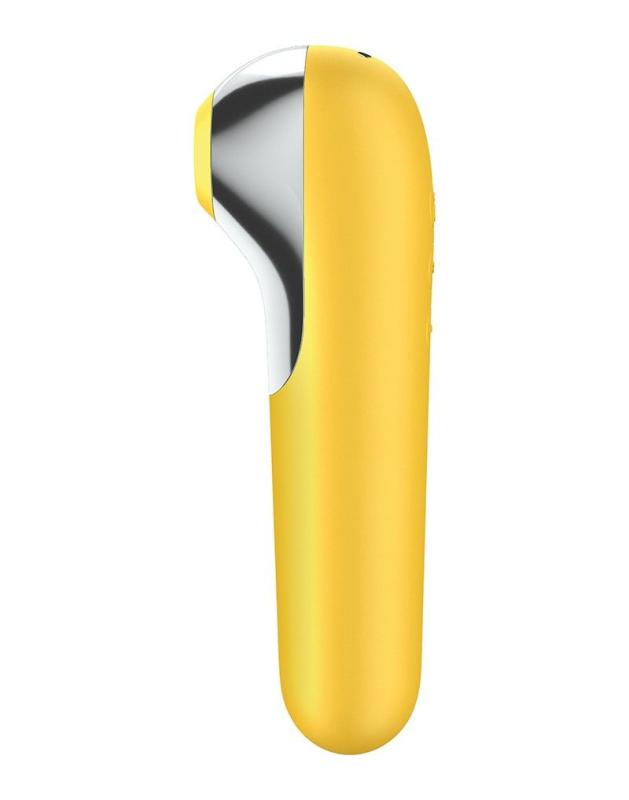 SO4100 Смарт вибратор и вакуумный стимулятор 2-в-1 Satisfyer Dual Love Yellow