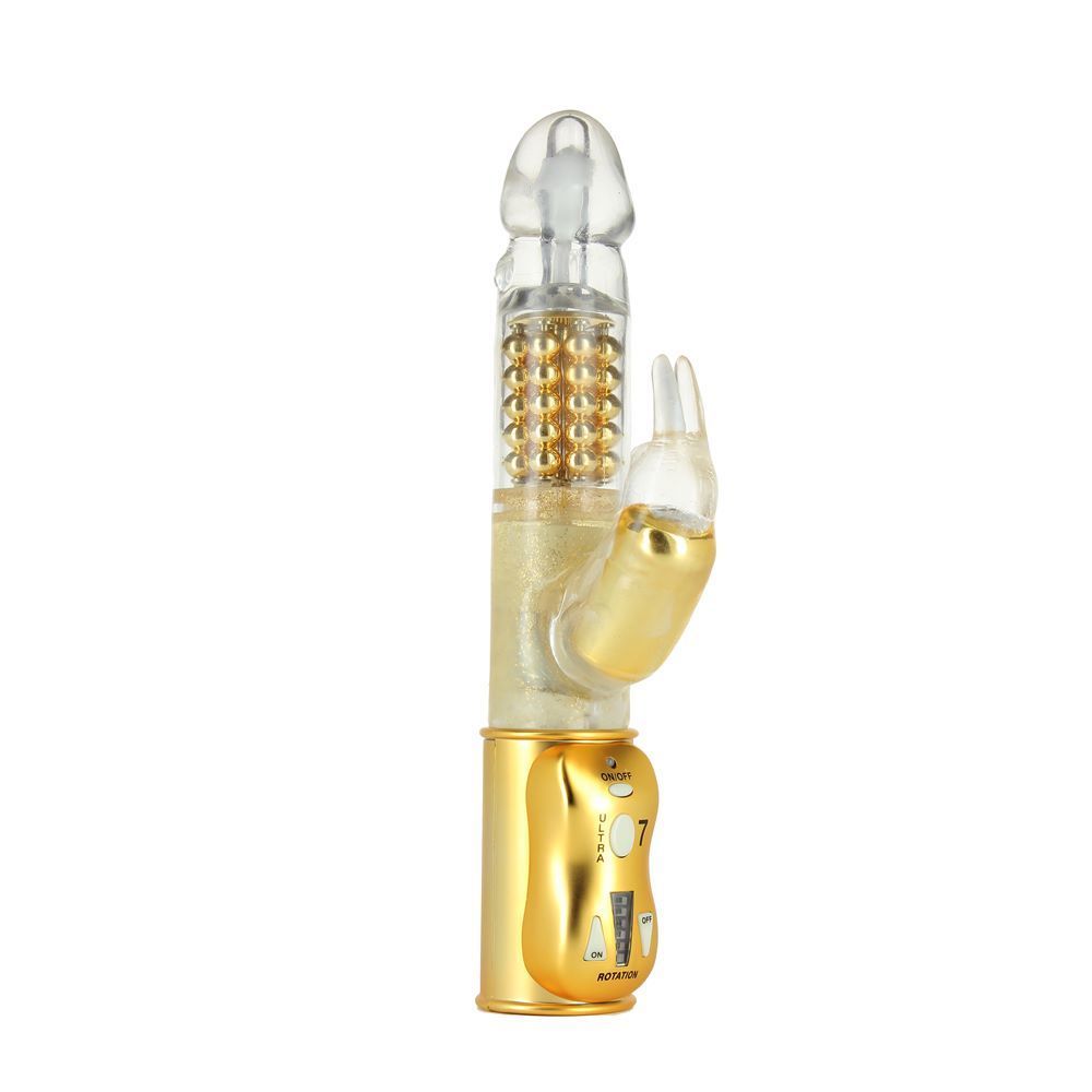 MD1090 Вибратор-кролик Dorcel Orgasmic Rabbit Gold с жемчужным массажем