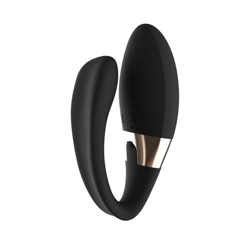 SO8117 Вибратор для пар LELO Tiani Duo Black, 2 мотора, пульт ДУ