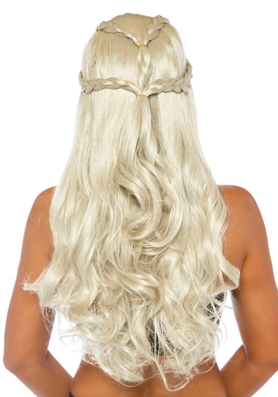 SO7936 Парик Дейенерис Таргариен Leg Avenue Braided long wavy wig Blond, платиновый, длина 81 см