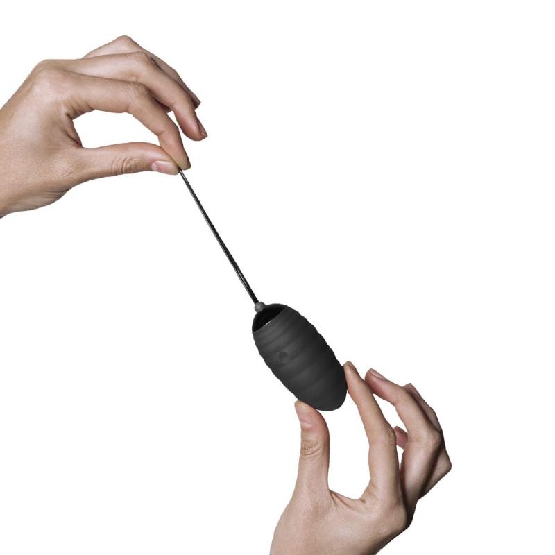 AD40739 Виброяйце Adrien Lastic Ocean Breeze Black з пультом ДК