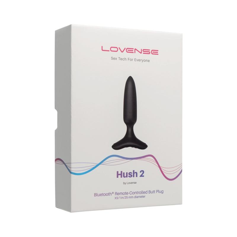 SO6981 Анальная смарт-вибропробка Lovense Hush 2, размер XS