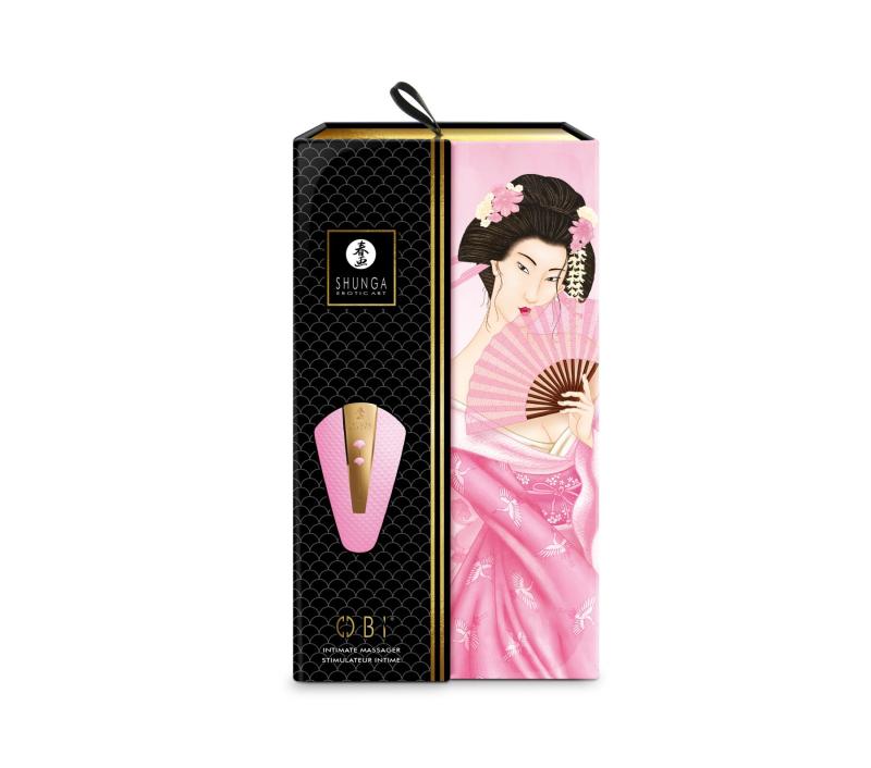 SO6898 Клиторальный вибратор Shunga Obi Light Pink