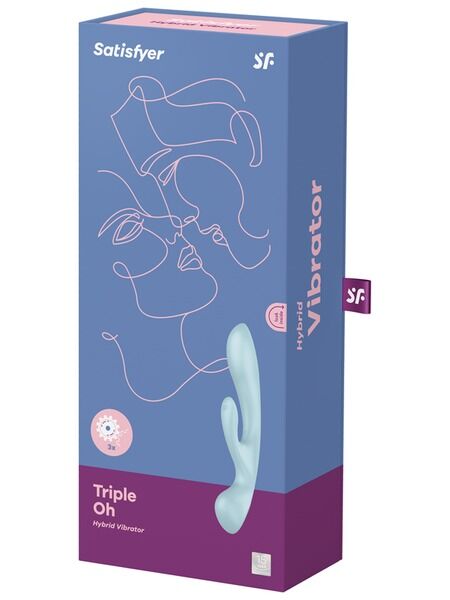 SO7781 Вибратор-кролик Satisfyer Triple Oh Blue