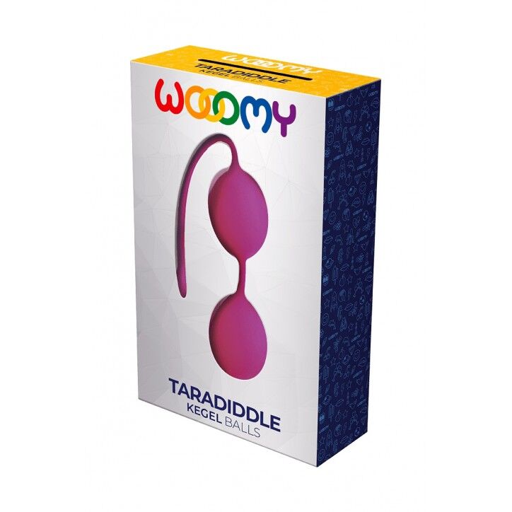 SO7413 Вагинальные шарики Wooomy Taradiddle Kegel Ball, диаметр 3,5 см, масса 54 г