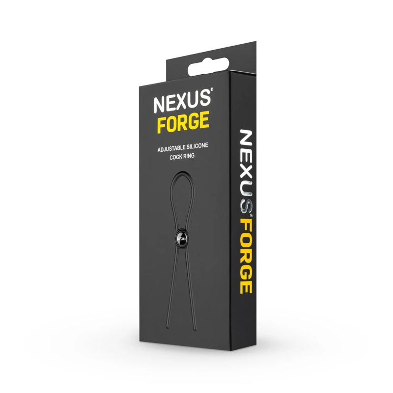 SO8693 Эрекционное кольцо Nexus FORGE Single Adjustable Lasso - Black