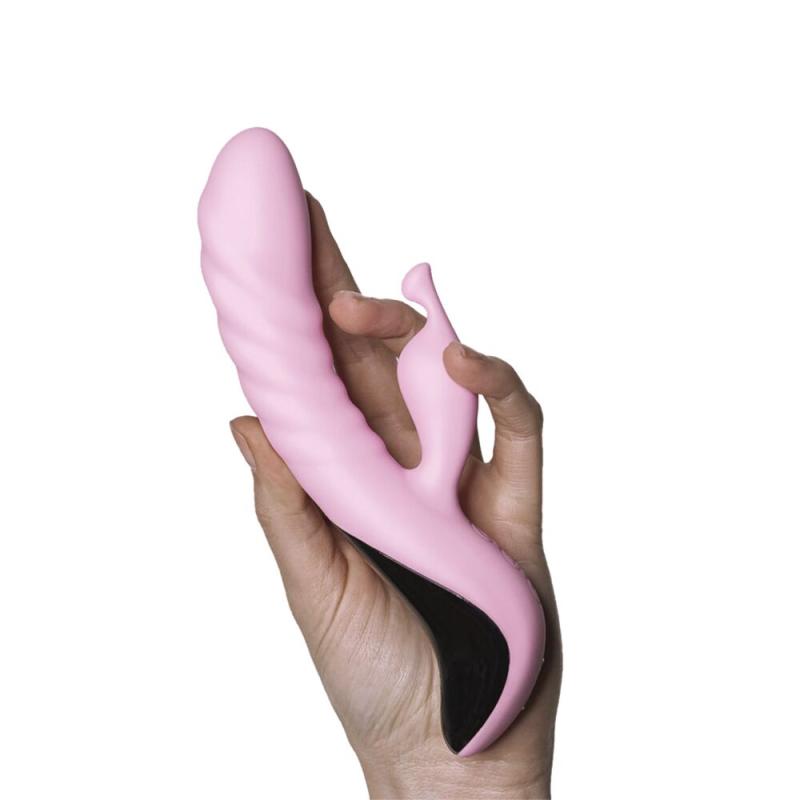 AD11131 Вибратор Adrien Lastic Mini Trigger с массирующими движениями ствола