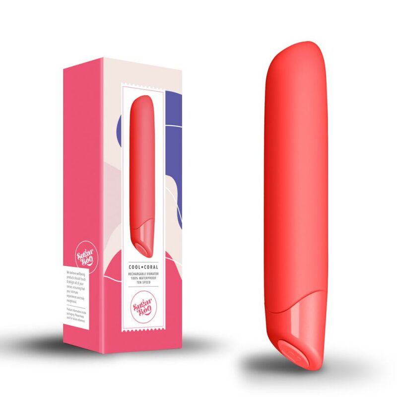 SO6622 Вибратор SugarBoo Cool Coral, 10 уровней интенсивности