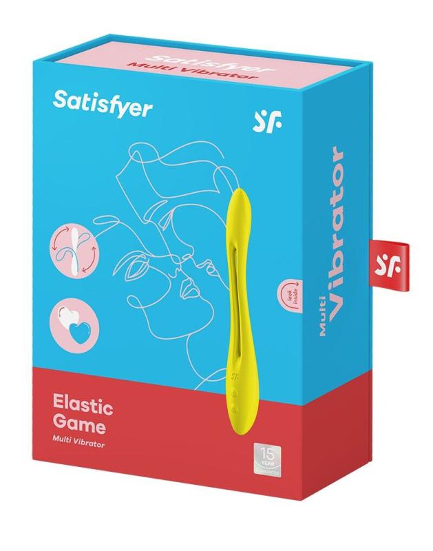 SO6126 Универсальный гибкий вибратор для пар Satisfyer Elastic Game Yellow