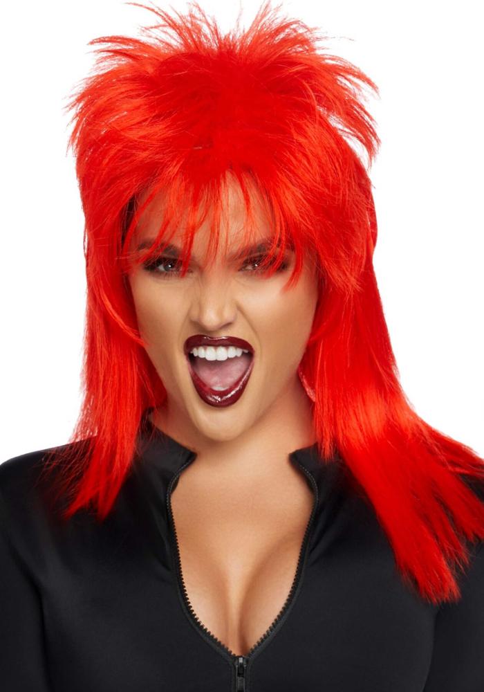 SO7939 Парик рок-звезды Leg Avenue Unisex rockstar wig Red, унисекс, 53 см