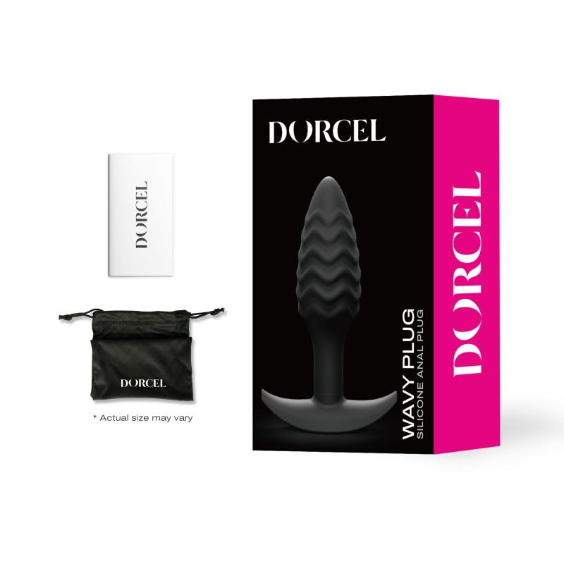 SO8288 Анальна пробка Dorcel WAVY PLUG, діаметр 3 см, силікон