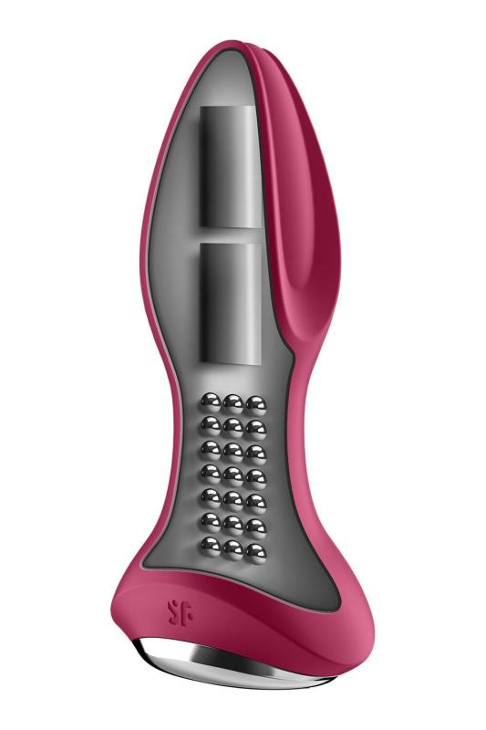 SO6280 Анальная смарт вибропробка с жемчужным массажем Satisfyer Rotator Plug 2+ Violet