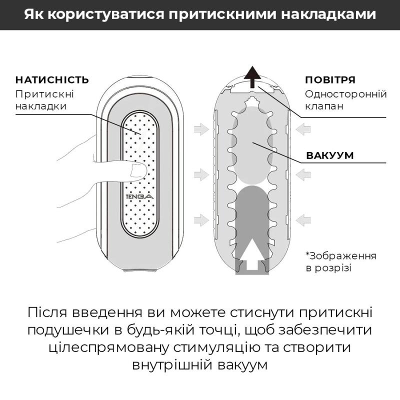 SO2010 Вибромастурбатор Tenga Flip Zero Electronic Vibration White, изменяемая интенсивность, раскладной