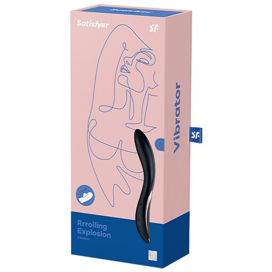 SO6074 Вибратор с жемчужной стимуляцией точки G Satisfyer Rrrolling Explosion Black