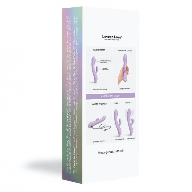 SO5535 Вибратор-кролик с точечным массажем точки G - Love To Love Bunny&Clyde - Viva Mauve