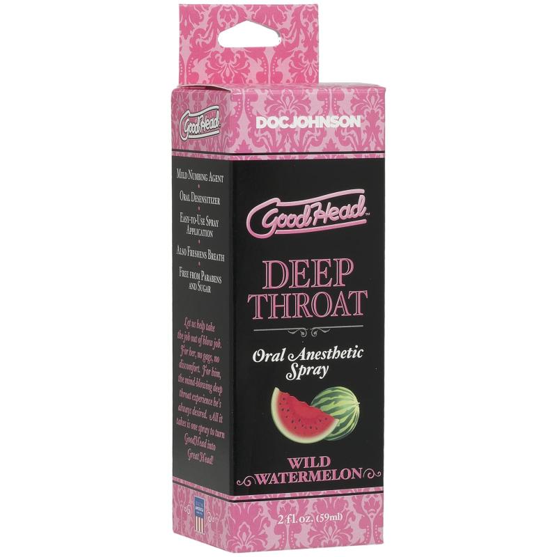 SO3491 Спрей для минета Doc Johnson GoodHead DeepThroat Spray – Watermelon 59 мл для глубокого минета