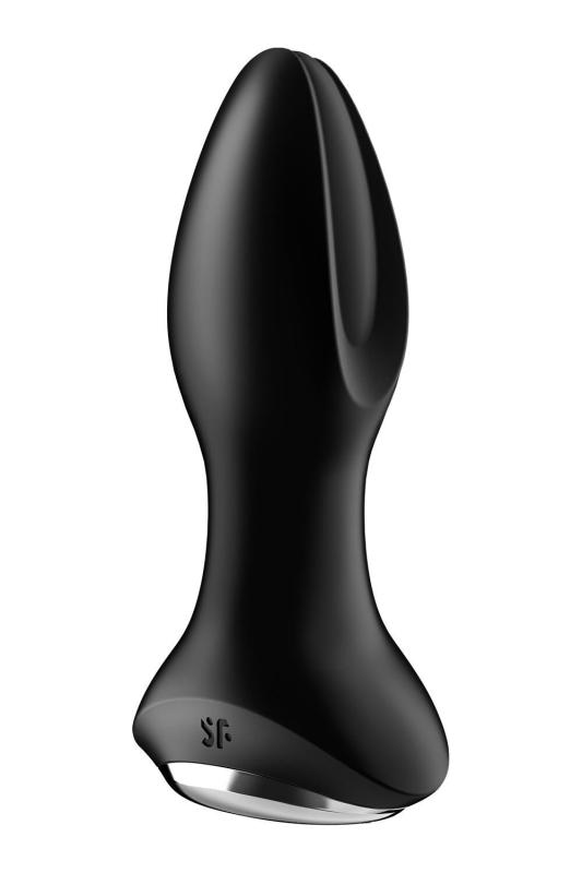 SO6279 Анальная смарт вибропробка с жемчужным массажем Satisfyer Rotator Plug 2+ Black