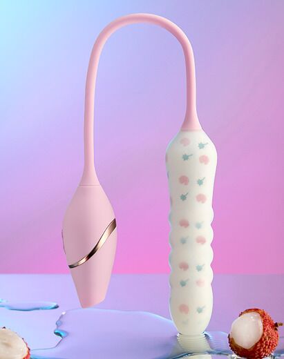 SO8713 Вибратор с вакуумным стимулятором KISTOY Cathy Plus