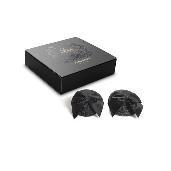 SO2667 Пэстис Bijoux Indiscrets Burlesque pasties GLITTER and BOW
