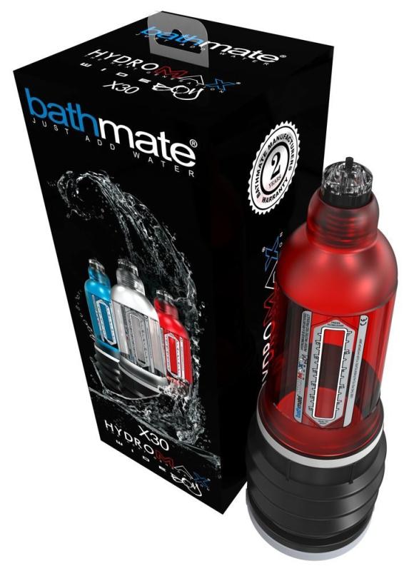 SO1960 Гидропомпа Bathmate Hydromax 7 WideBoy Red (X30) для члена длиной от 12,5 до 18см, диаметр до 5,5см