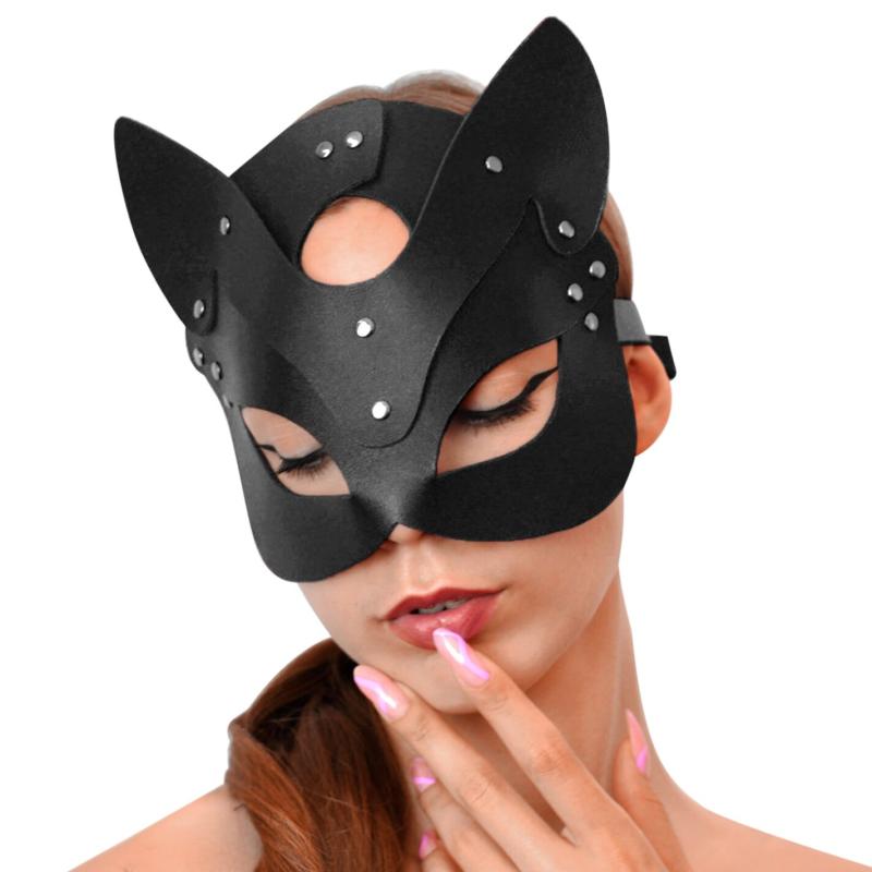 SO7479 Маска Кошечки Art of Sex - Cat Mask, Черный