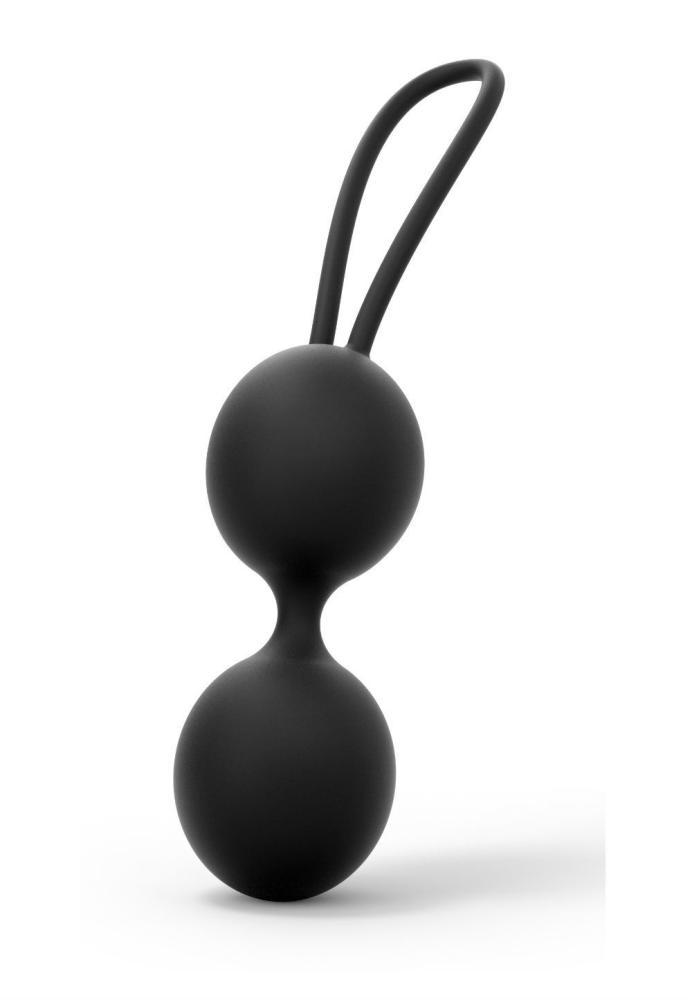 SO3089 Вагинальные шарики Dorcel Dual Balls Black, диаметр 3,6см, вес 55гр