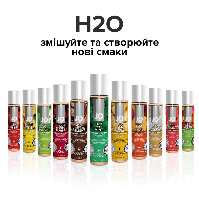 SO1775 Смазка на водной основе System JO H2O — Cool Mint (120 мл) без сахара, растительный глицерин