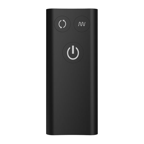 REVOS Массажер простаты Nexus Revo Stealth с вращающейся головкой и пультом ДУ, макс диаметр 3,2см