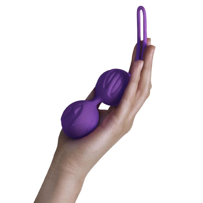 AD40293 Вагінальні кульки Adrien Lastic Geisha Lastic Balls BIG Violet (L), діаметр 4 см, вага 90 гр
