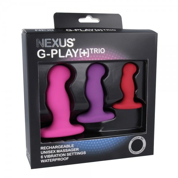 SO2142 Набор вибромассажеров простаты Nexus G-Play Trio Plus, макс диаметр 2,3-3,0-3,5см, для новичков