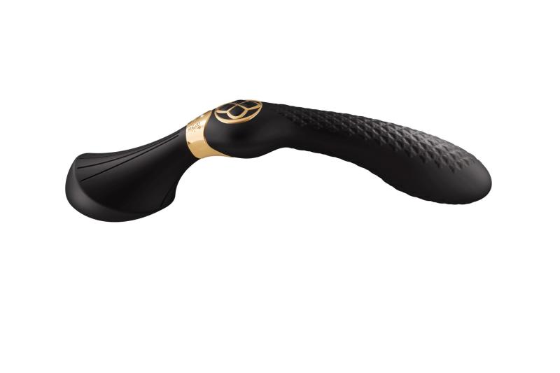 SO6914 Вибромассажер Shunga Zoa Black, двусторонний