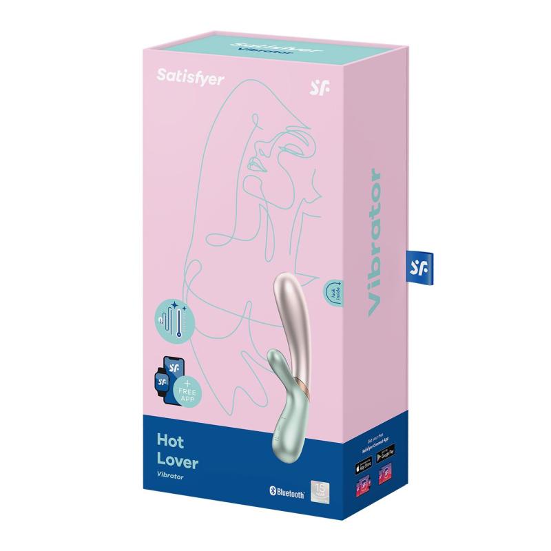 SO5542 Смарт вибратор-кролик с подогревом Satisfyer Hot Lover Green