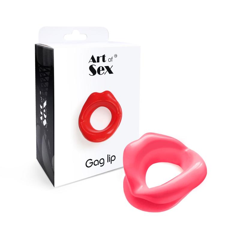 SO6702 Кляп в форме губ Art of Sex - Gag lip, Розовый