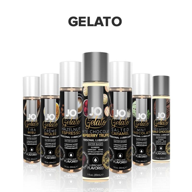 SO3506 Смазка на водной основе System JO GELATO White Chocolate Raspberry (120 мл) без сахара и парабенов