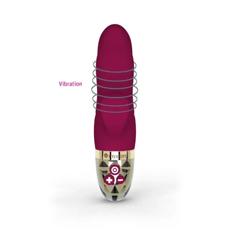 SO8137 Вибратор-кролик Mystim Hop Hop Bob Fuchsia, мощный мотор, 8 режимов