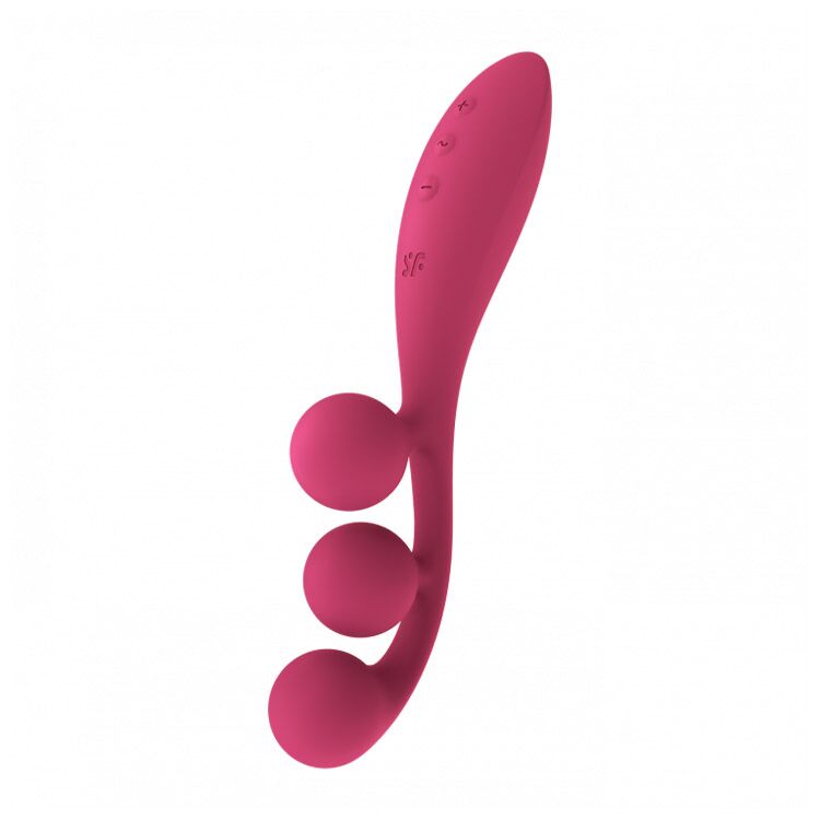 SO7785 Универсальный вибратор Satisfyer Tri Ball 1, 3 мотора, гнется
