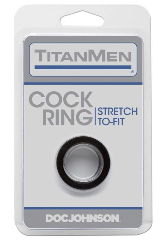 SO4021 Эрекционное кольцо Doc Johnson Titanmen Tools - Cock Ring - Black