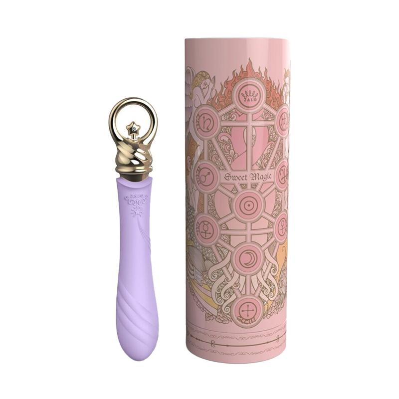 SO6675 Вибратор для точки G с подогревом Zalo Sweet Magic - Courage Fantasy Violet
